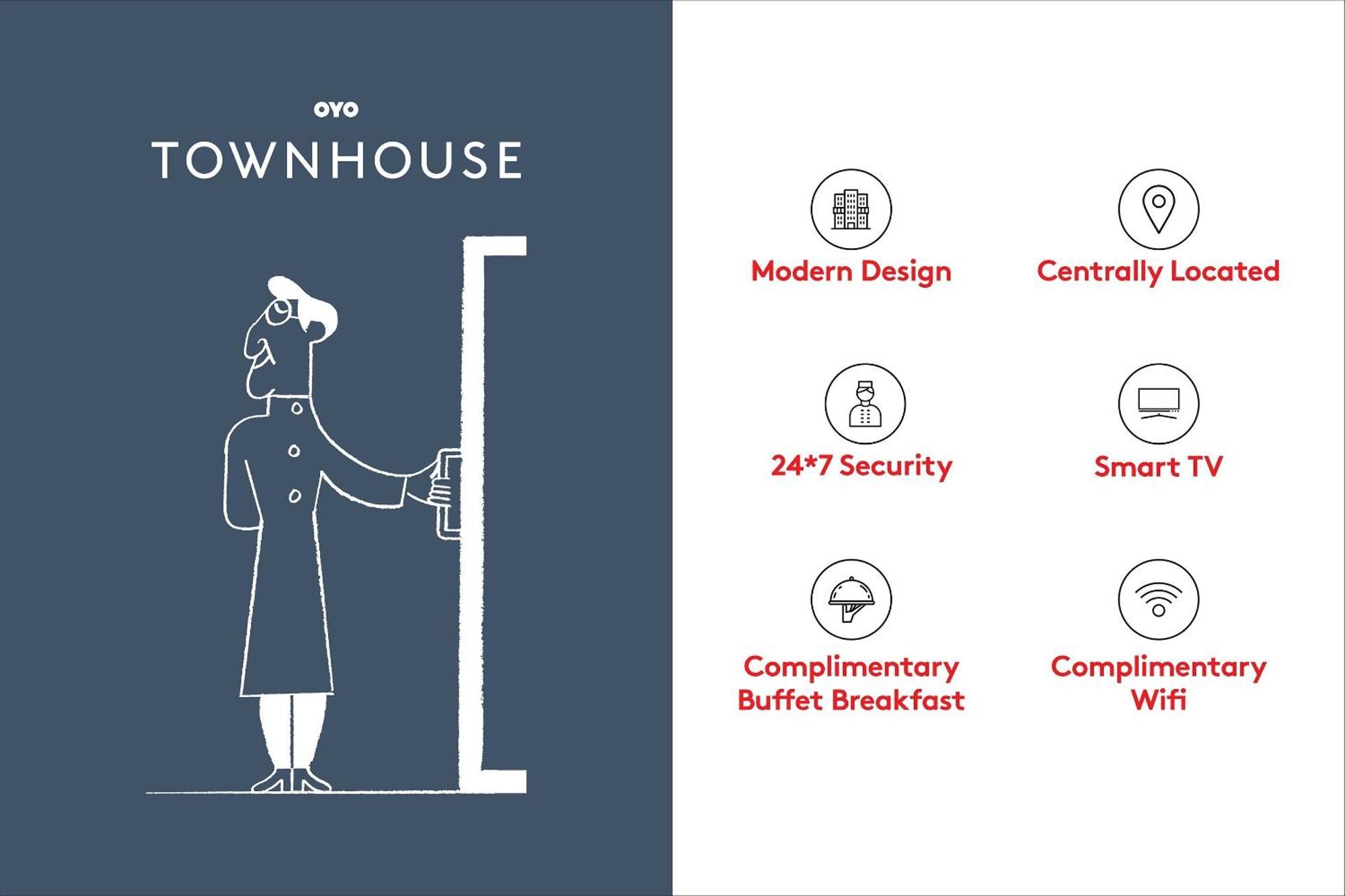 Townhouse 700 Hotel Krishna. Nagpur Eksteriør billede